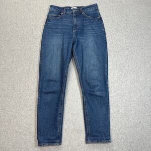 H&M Skinny Jeans Women's Size 8 Blue Medium Wash Cotton Blend Travel Everyday